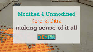 modified vs unmodified thinset no fail
