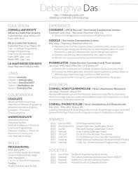 Template For Academic Resume   Free Resume Example And Writing     texblog