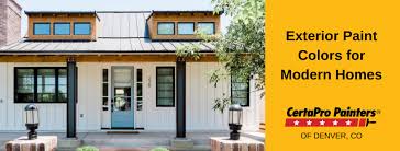Exterior Paint Colors For Modern Homes