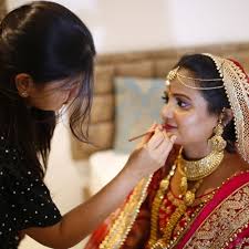 indian bridal makeup in brton