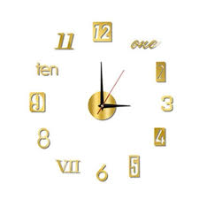 Design Decorative Clock Acrylic Arts
