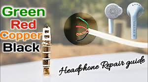 Standard aftermarket car stereo head unit wire colors. How To Repair Earphones With Green Red Copper And Black Colour Wire Youtube