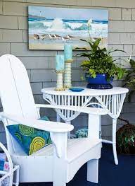 Be it for an elegant dinner party or a beach party in your backyard. 19 Coastal Outdoor Living Ideas For Porch Garden Beach House Decor Porch And Terrace Beach House Style