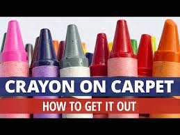 how to remove crayon stains from carpet