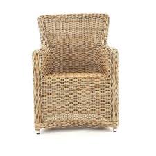 willow rattan garden dining chair