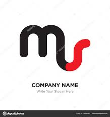 Ms Name Logo Abstract Letter Ms Or Sm Logo Design Template