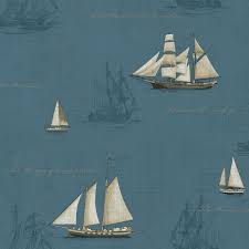 andrew blue sailboat wallpaper the