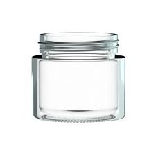 Flat Bottom 3oz Glass Jar Shield N Seal