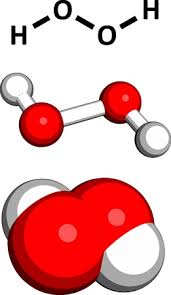 hydrogen peroxide h2o2 molecule