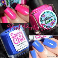 pool party duo with wildflower lacquer