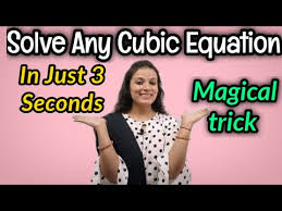 Cubic Equation Factorisation Shortcut