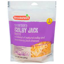brookshire s shredded colby jack cheese