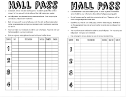 Hall Pass Ideas Youll Want To Steal For Your Classroom