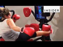 interactive boxing machine you