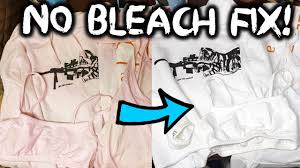 how to fix white clothes turned pink