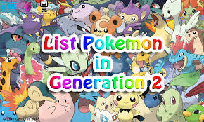 List Pokemon Generation 2 • Game Picture 146 • Đầy đủ Pokemon Gen 2
