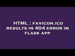 html favicon ico results in 404 error