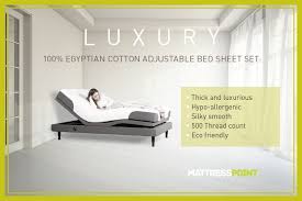 Split Queen Adjustable Bed Sheet Set