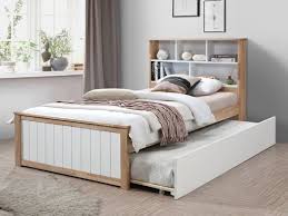 myer king single bed frame with trundle