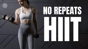 no repeat hiit workout with
