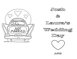 Beautiful Wedding Coloring Book For Kids Printable Coloring Pages