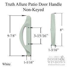 Allure Sliding Patio Door Handle Set