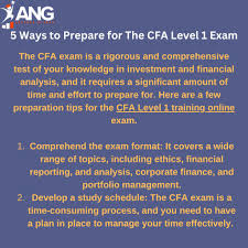 5 ways to prepare for the cfa level 1