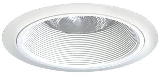 Juno Lighting 24 Wwh 6 Inch White Baffle With White Tapered Trim Ring Recessed Lighting Trim At Green Electrical Supply