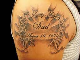 Father and son tattoo phrases. Memorial Tattoo Remembrance Tattoos Memorial Tattoo Designs Dad Tattoos