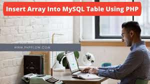 insert php array data into mysql with