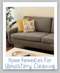 remedy for upholstery cleaner