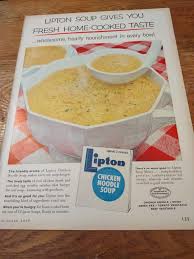 1958 lipton en noodle soup home