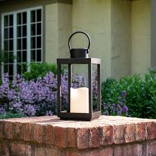 Velo Metal Lantern With Solar Led