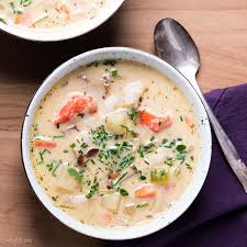 potato bacon and lobster chowder