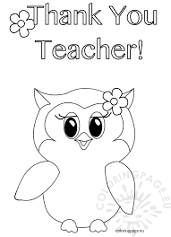 Printable Thank You Cards To Color For Teachers Download Them Or Print