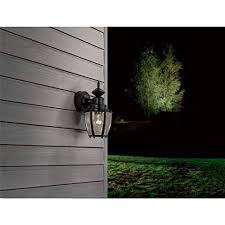 motion activated outdoor wall light