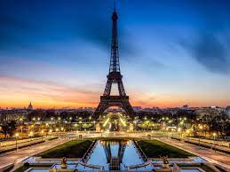 Wallpaper Eiffel Tower, lights ...