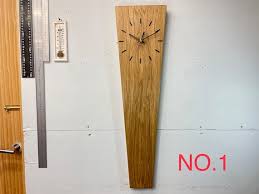 Long Narrow Modern English Oak Wooden