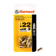 ramset 0 22 caliber yellow single shot