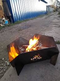 Portable Flat Pack Fire Pit New
