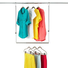 Closet rods are essential to any closet design. Video Space Saving Ideas For Kaitlyn S Dorm Closet The Container Store