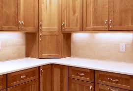 When stained or kept natural, wood cabinets pair with nearly every decorating style, making them a popular cabinetry choice for homeowners. Wethersfield Corner Cabinet Detail Viking Kitchen Cabinets