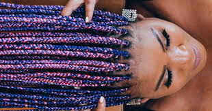 hairstylists mixing braiding hair colors