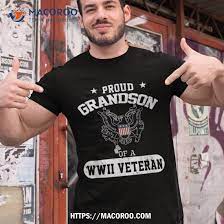 wwii veteran s grandson shirt day gift