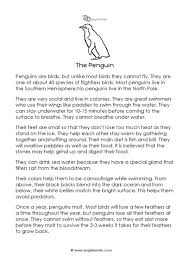 english unite short story the penguin