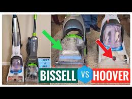 hoover vs bissell upright carpet