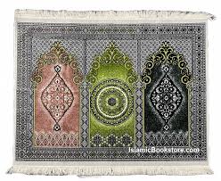 3 person large style turkish prayer rug