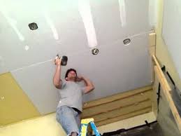 Hanging Drywall Diy Ceiling Sheetrock