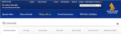 How To Book Singapore Airlines Krisflyer Awards