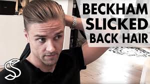 To wash, first remove any hair caught in the bristles and then run the brush under warm water. David Beckham Inspired Hairstyle Men S Modern Slicked Back Hair Tutorial By Vilain Gold Digger Youtube